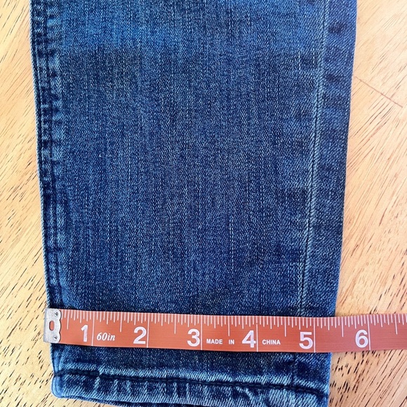 Free People Fishnet Skinny Jean in Tupelo Blue Size 26 With Button Fly - Picture 12 of 12